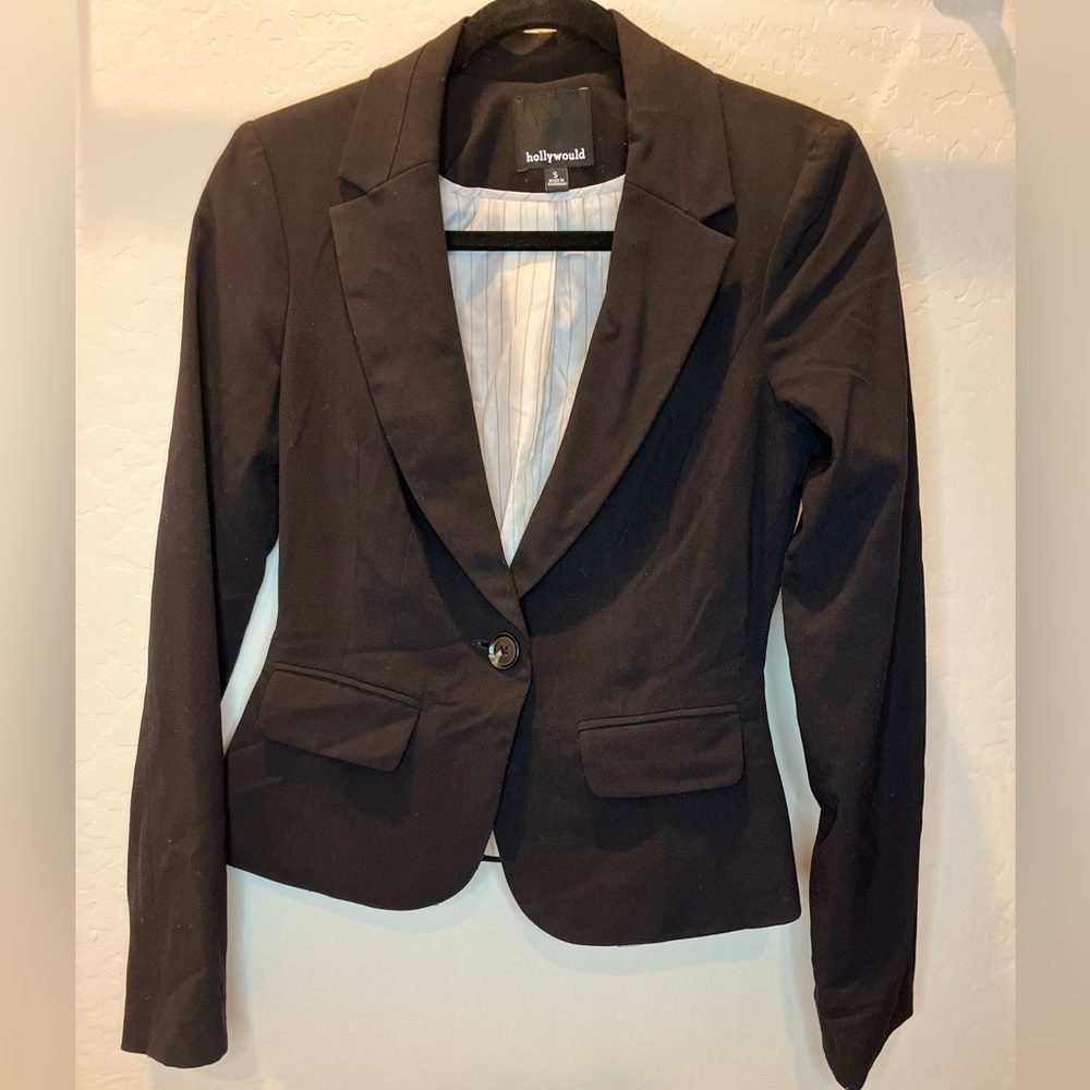 Hollywould Black Blazer